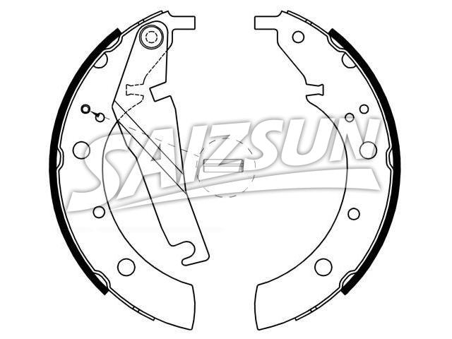 刹车蹄片 Brake Shoe Set:34 21 1 154 921