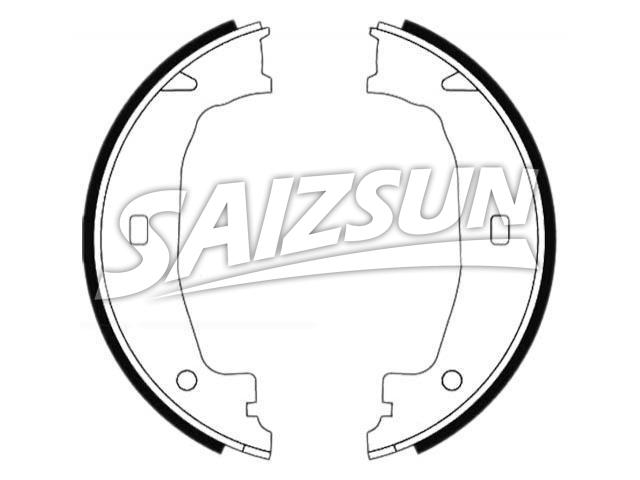 刹车蹄片 Brake Shoe Set:34 41 6 761 290