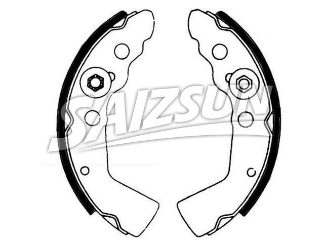 刹车蹄片 Brake Shoe Set:52202-78022