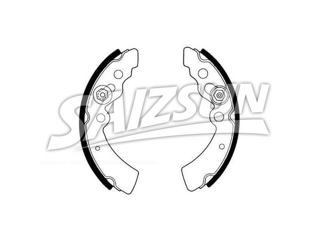 刹车蹄片 Brake Shoe Set:52202-84010