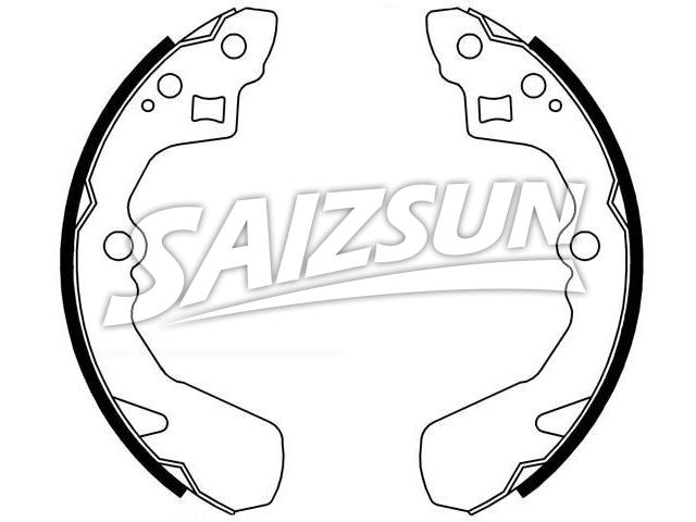 刹车蹄片 Brake Shoe Set:53210-50E10