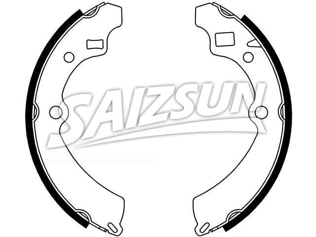 刹车蹄片 Brake Shoe Set:53201-70A12