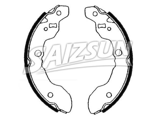 刹车蹄片 Brake Shoe Set:53210-50F00
