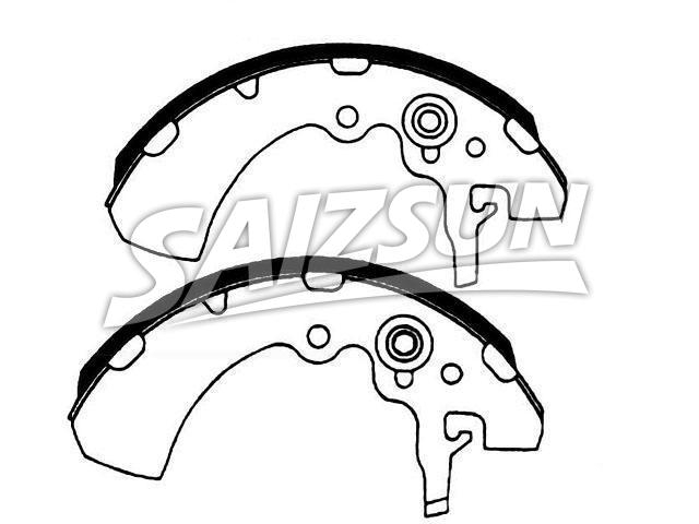 刹车蹄片 Brake Shoe Set:MZ981124