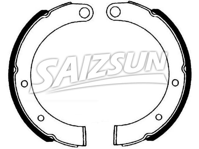 刹车蹄片 Brake Shoe Set:MT107334