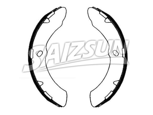 刹车蹄片 Brake Shoe Set:MB162160