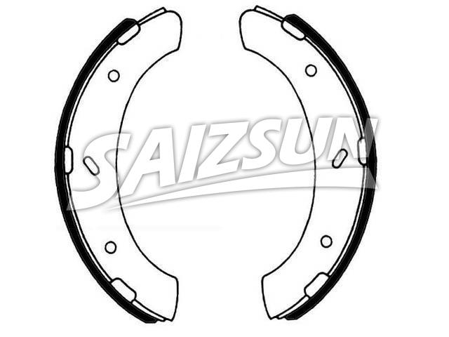 刹车蹄片 Brake Shoe Set:MB295106