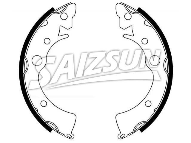 刹车蹄片 Brake Shoe Set:43153-SB2-003