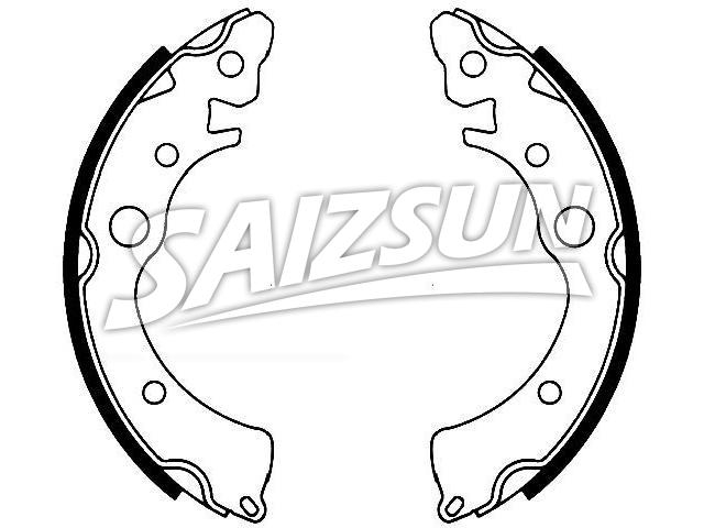 刹车蹄片 Brake Shoe Set:43153-SD5-003