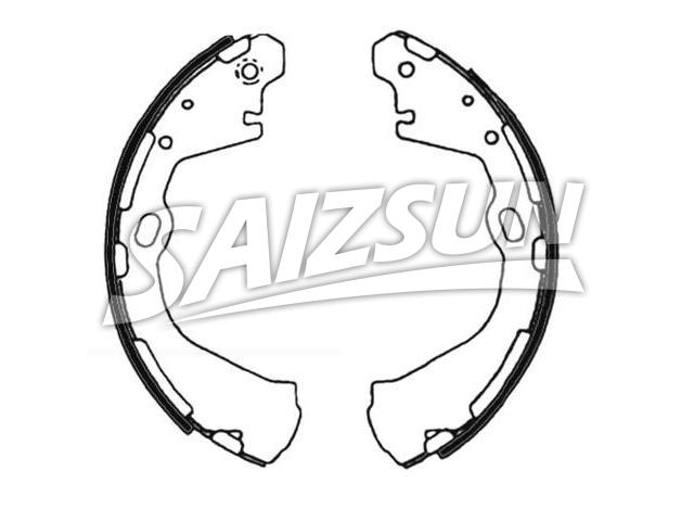 刹车蹄片 Brake Shoe Set:44060-0C725
