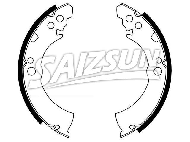 刹车蹄片 Brake Shoe Set:44060-01B00