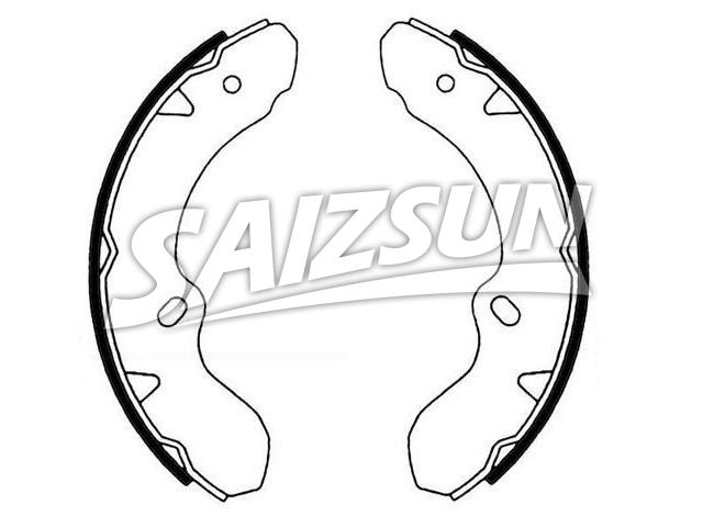 刹车蹄片 Brake Shoe Set:8-94438-140-0