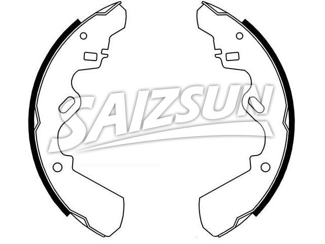 刹车蹄片 Brake Shoe Set:8-94104-258-1