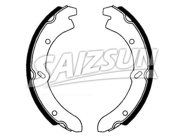 刹车蹄片 Brake Shoe Set:WD37-26-310