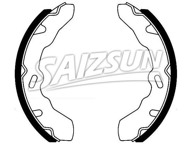 刹车蹄片 Brake Shoe Set:NN3558