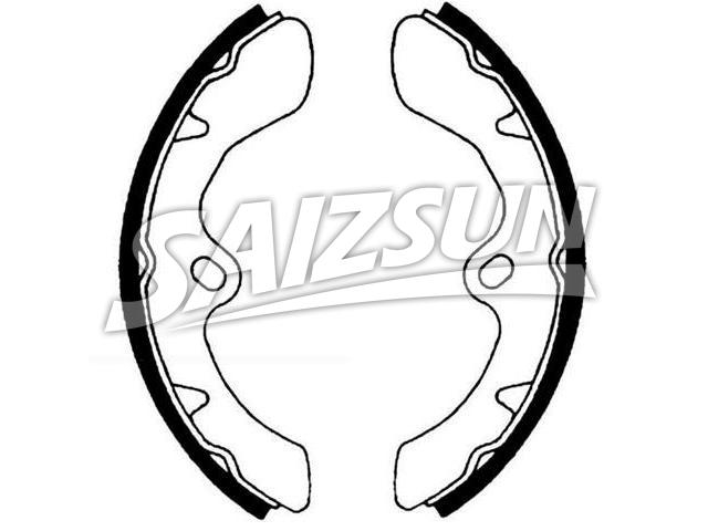 刹车蹄片 Brake Shoe Set:W023-26-310