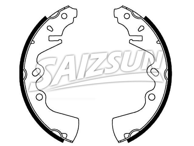 刹车蹄片 Brake Shoe Set:8595-26-310