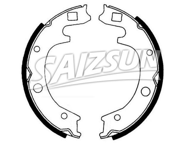 刹车蹄片 Brake Shoe Set:1393-49-240