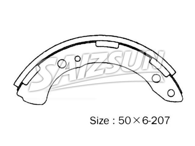 刹车蹄片 Brake Shoe Set:04494-27010