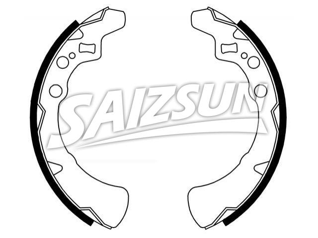刹车蹄片 Brake Shoe Set:47430-87205-000