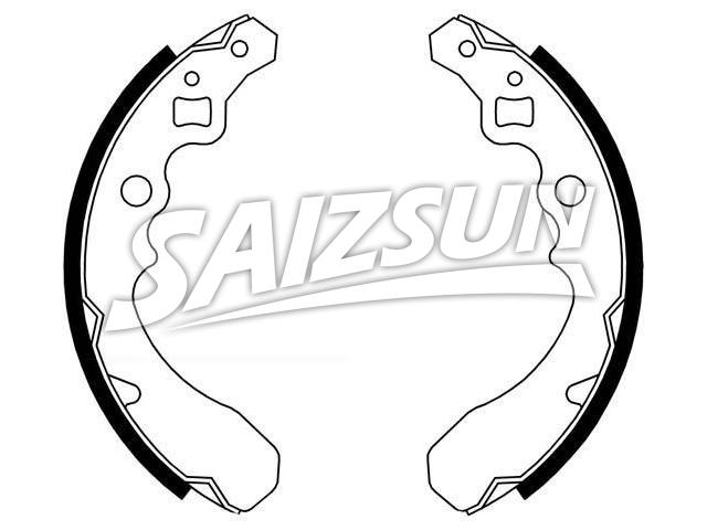 刹车蹄片 Brake Shoe Set:04495-87207-000