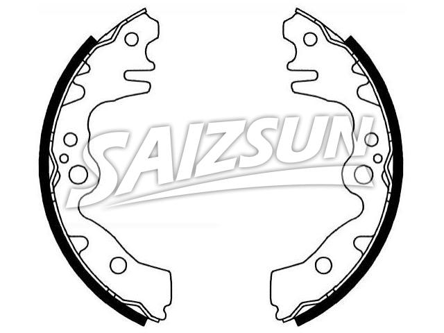 刹车蹄片 Brake Shoe Set:04495-B1010