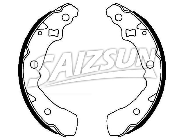 刹车蹄片 Brake Shoe Set:04495-B2140