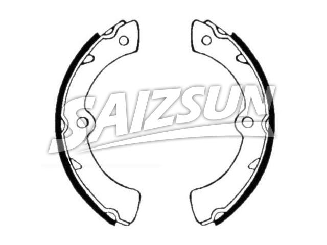 刹车蹄片 Brake Shoe Set:7251-78130