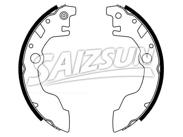 刹车蹄片 Brake Shoe Set:26214-KA036
