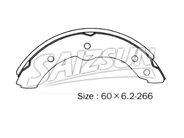 刹车蹄片 Brake Shoe Set:NN1084