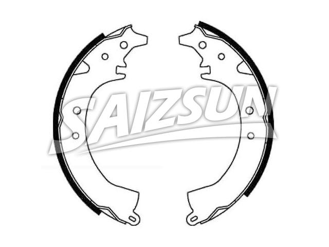 刹车蹄片 Brake Shoe Set:04495-14040