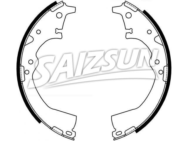 刹车蹄片 Brake Shoe Set:04495-30070