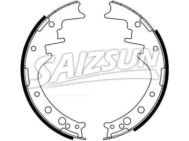 刹车蹄片 Brake Shoe Set:04495-26020