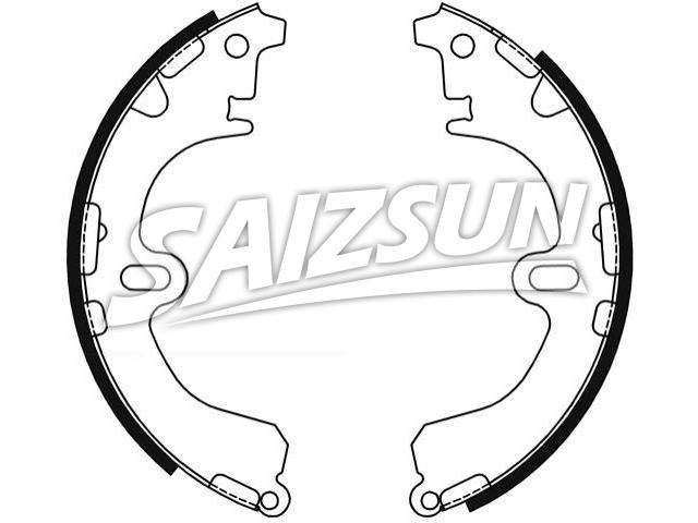 刹车蹄片 Brake Shoe Set:04495-12111