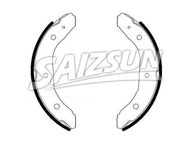 刹车蹄片 Brake Shoe Set:04494-25020