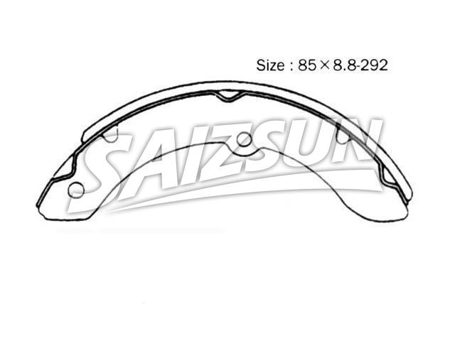 刹车蹄片 Brake Shoe Set:04495-36050