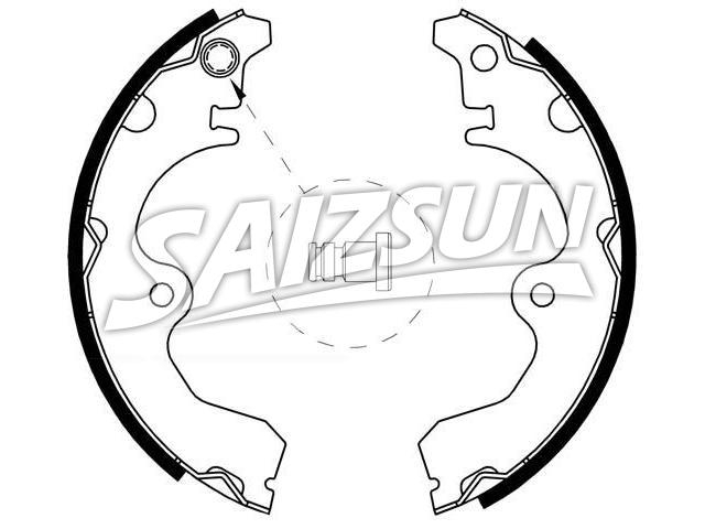 刹车蹄片 Brake Shoe Set:04495-16080