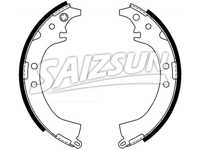 刹车蹄片 Brake Shoe Set:04495-42010