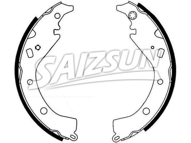 刹车蹄片 Brake Shoe Set:04495-63010