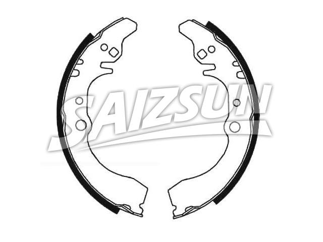 刹车蹄片 Brake Shoe Set:04495-87508