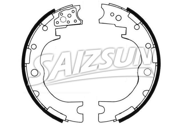 刹车蹄片 Brake Shoe Set:46530-87304-000