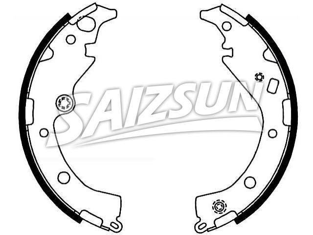 刹车蹄片 Brake Shoe Set:04495-28150