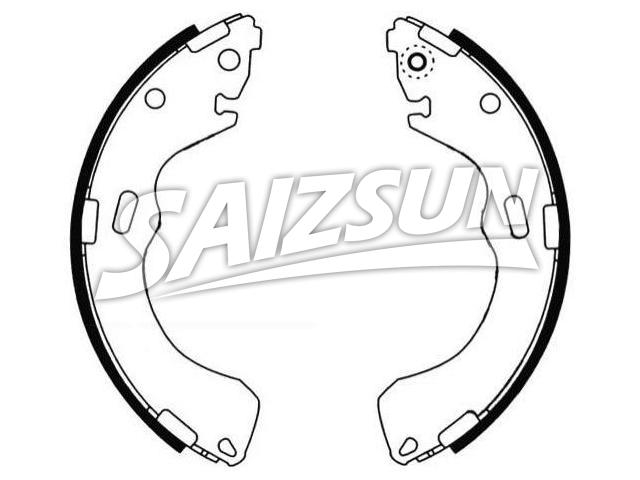 刹车蹄片 Brake Shoe Set:ECY1-26-38ZC