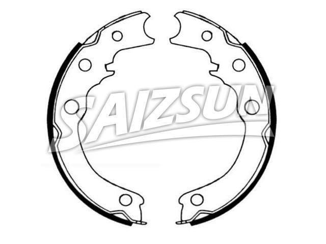 刹车蹄片 Brake Shoe Set:W3Y3-44-39Z