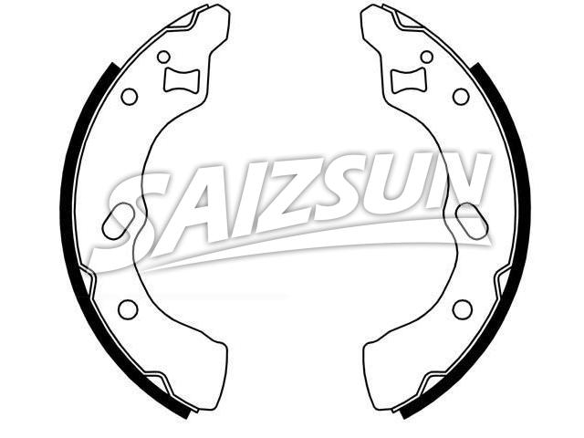 刹车蹄片 Brake Shoe Set:D1Y2-26-38Z