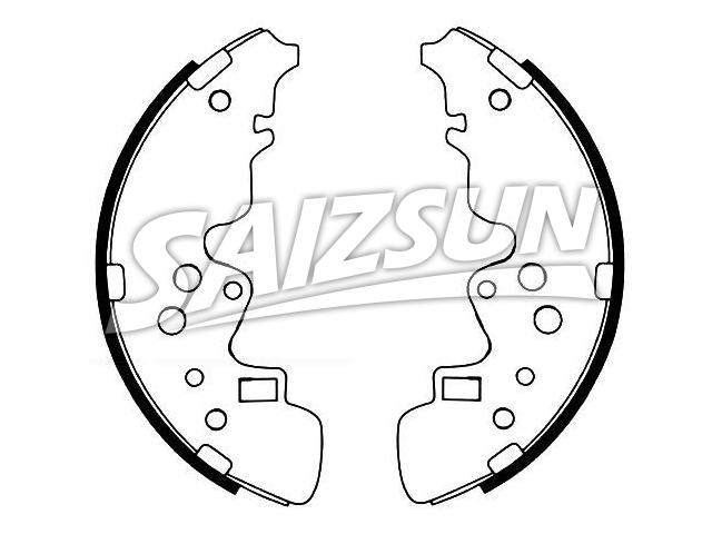 刹车蹄片 Brake Shoe Set:K3406