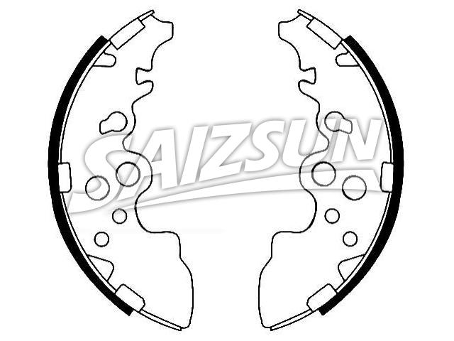 刹车蹄片 Brake Shoe Set:K3407
