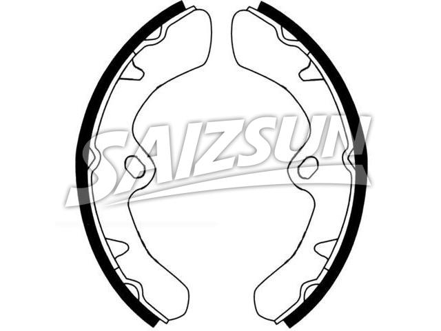 刹车蹄片 Brake Shoe Set:K3409