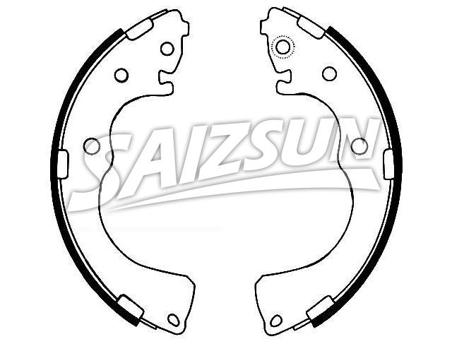 刹车蹄片 Brake Shoe Set:K3411