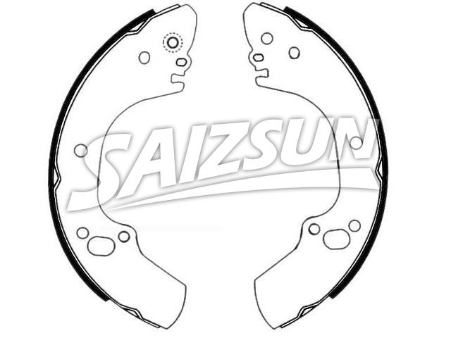刹车蹄片 Brake Shoe Set:8-97191-108-0